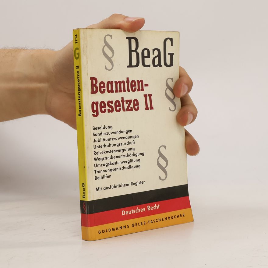Autorenkollektiv Beamtengesetze II