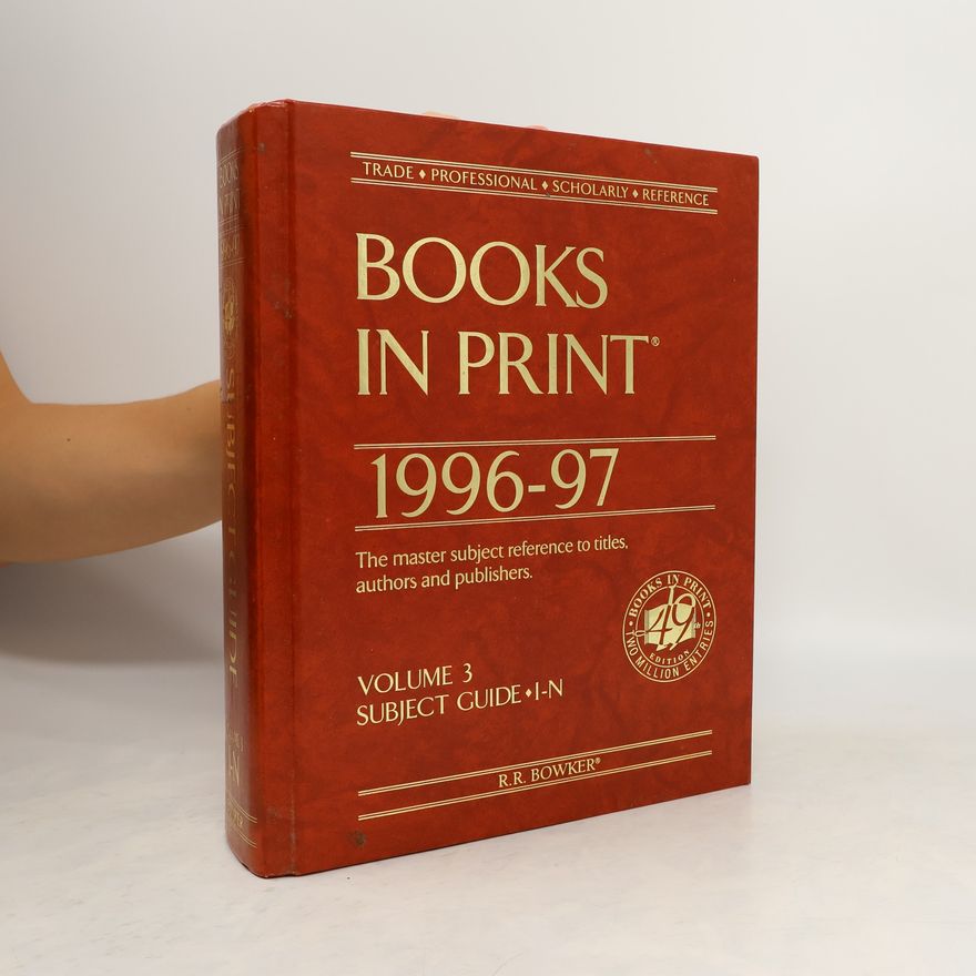 Kolektív autorov Books in Print 1996-97. Volume 3