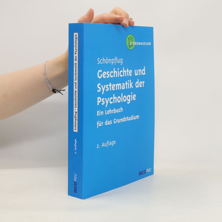 Wolfgang Schönpflug Geschichte und Systematik der Psychologie