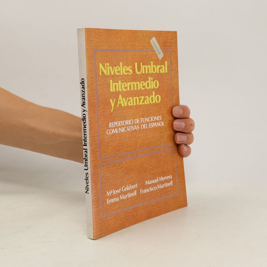 María José Gelabert Niveles umbral, intermedio y avanzado