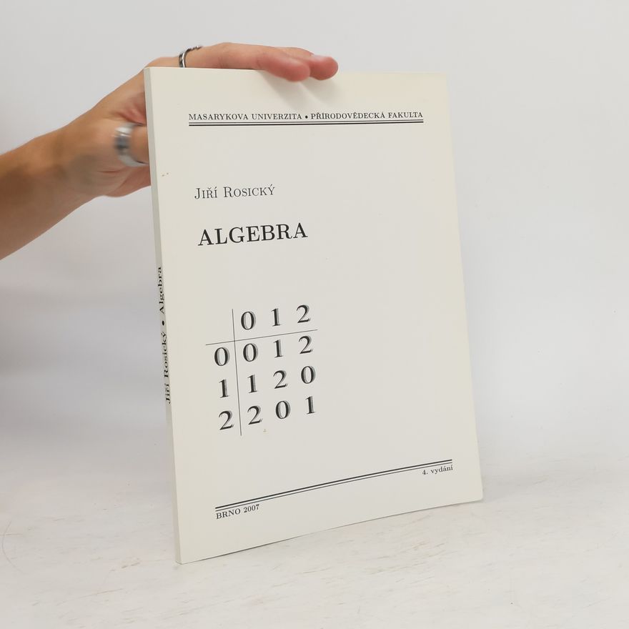Jiří Rosický Algebra