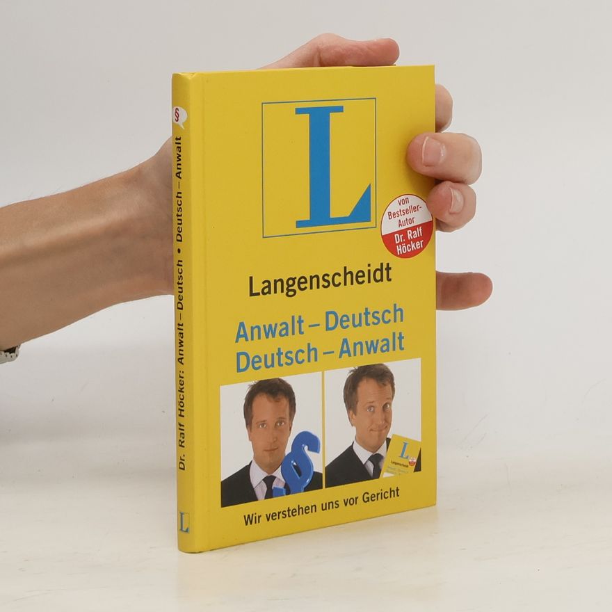 Ralf Höcker Langenscheidt, Anwalt-Deutsch, Deutsch-Anwalt