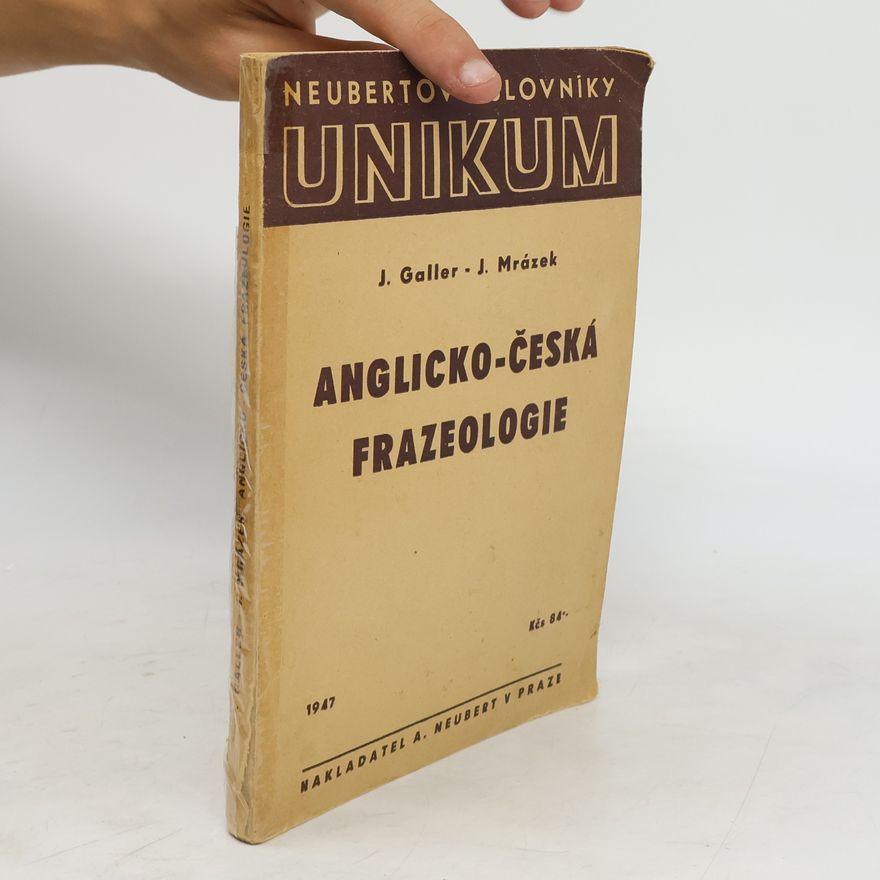 Jindřich Mrázek Anglicko-česká frazeologie