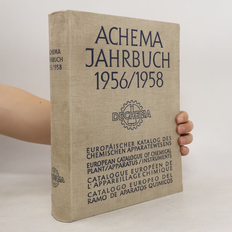 AA.VV. Achema Jahrbuch 1956/1958