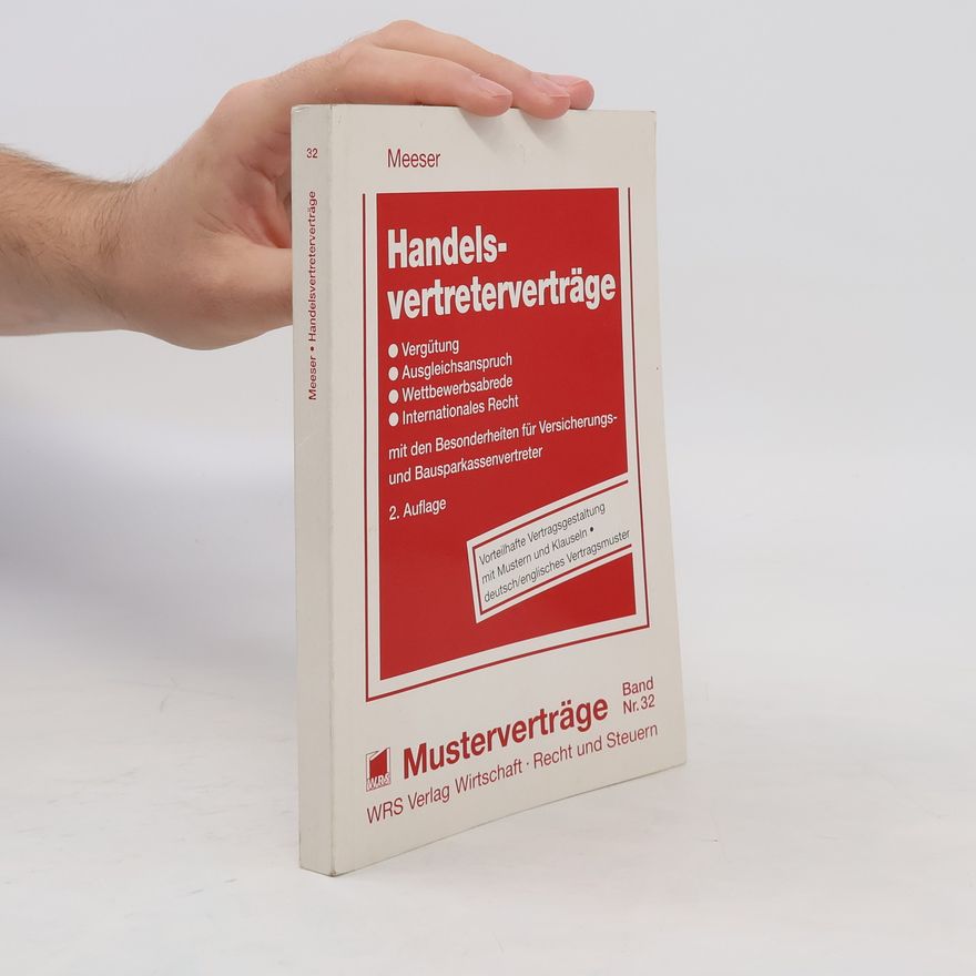 Joachim Meeser Handelsvertreterverträge