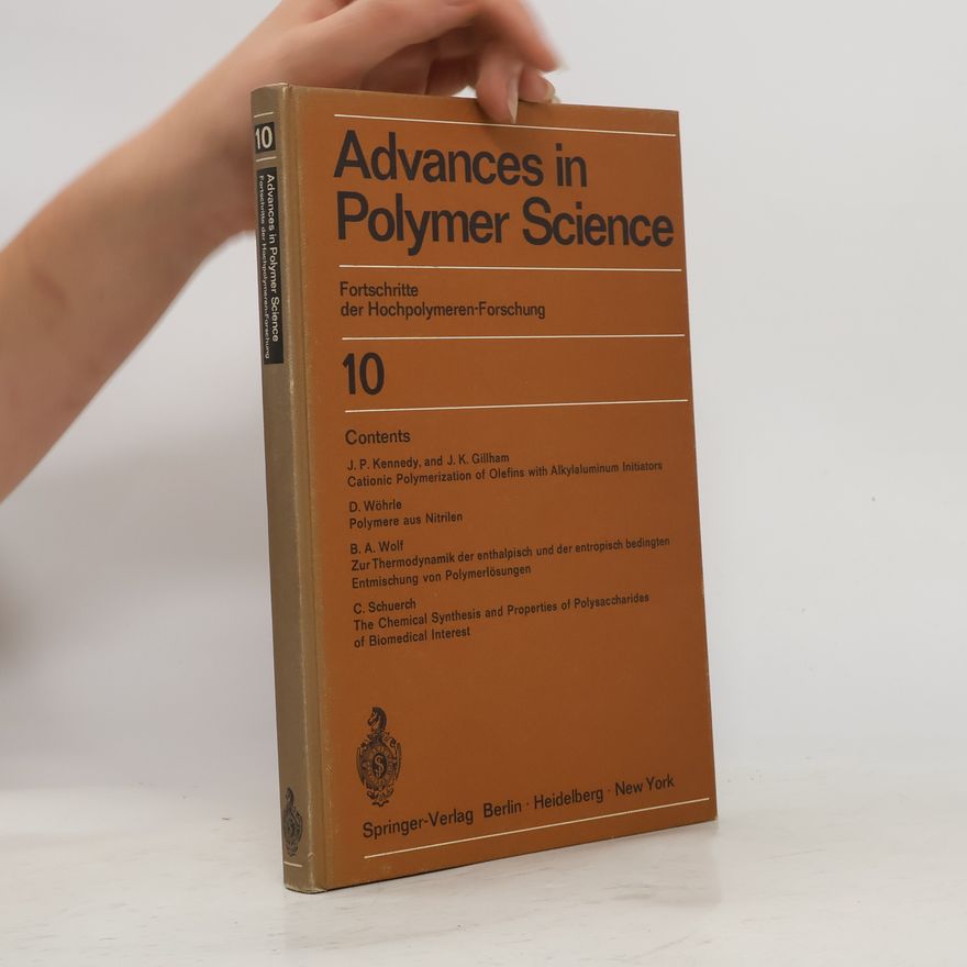 Kolektív autorov Advances in Polymer Science 10
