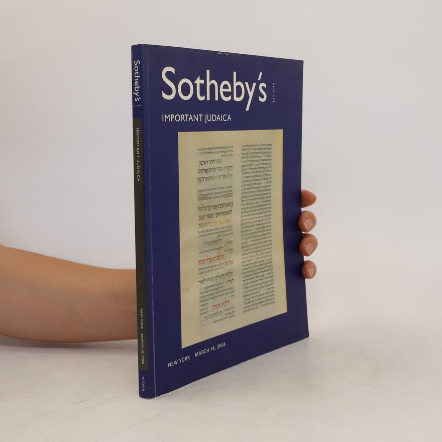 Autorenkollektiv Sotheby's Important Judaica