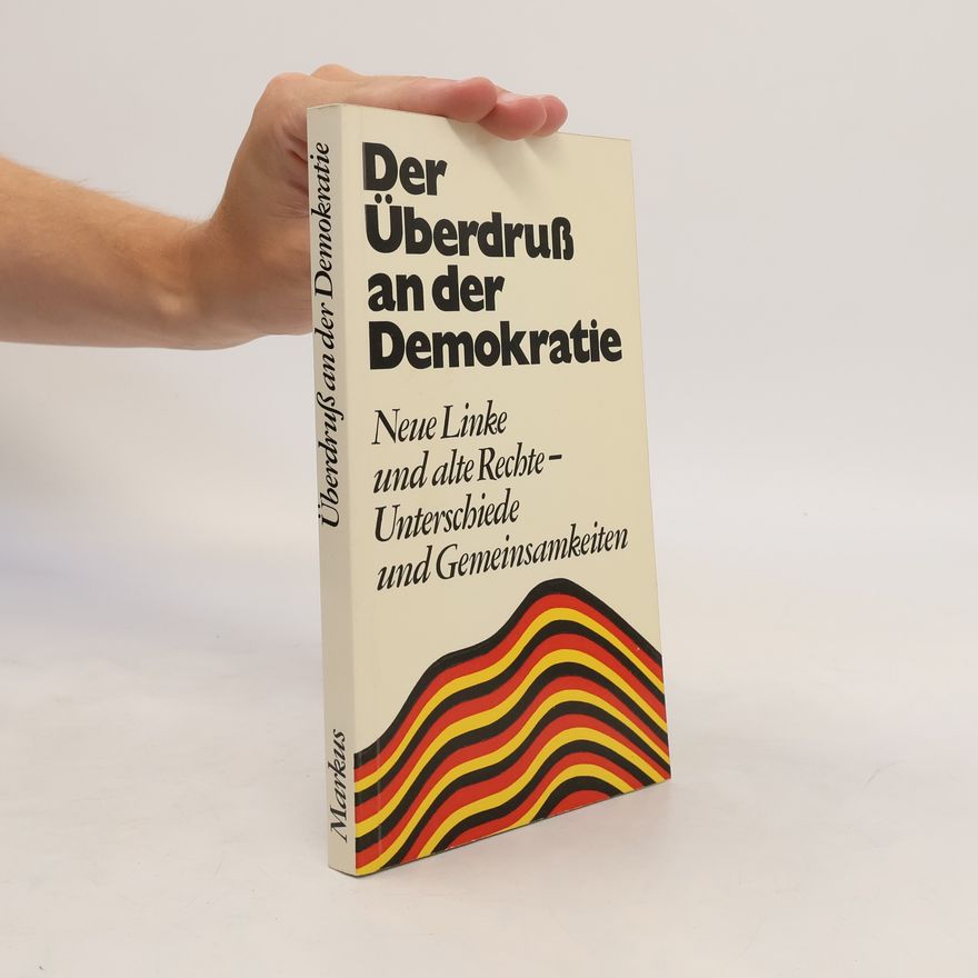 Kurt Sontheimer Der Überdruß an der Demokratie