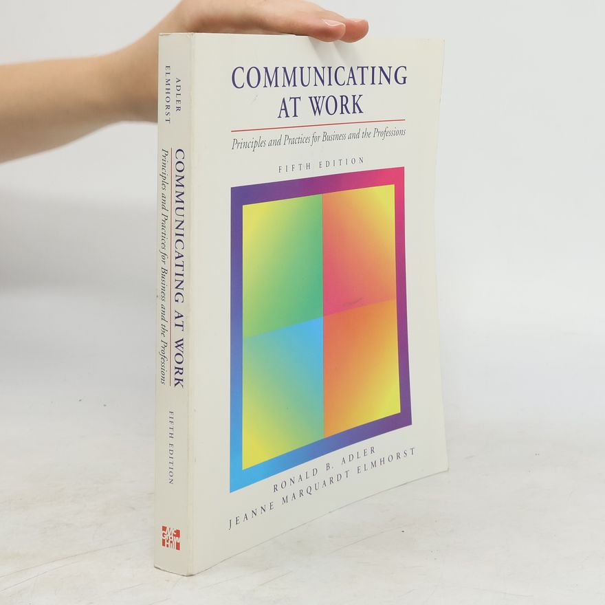 Jeanne Marquardt Elmhorst Communicating at Work