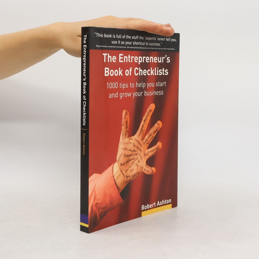 Robert Ashton The Entrepreneur's Book of Checklists