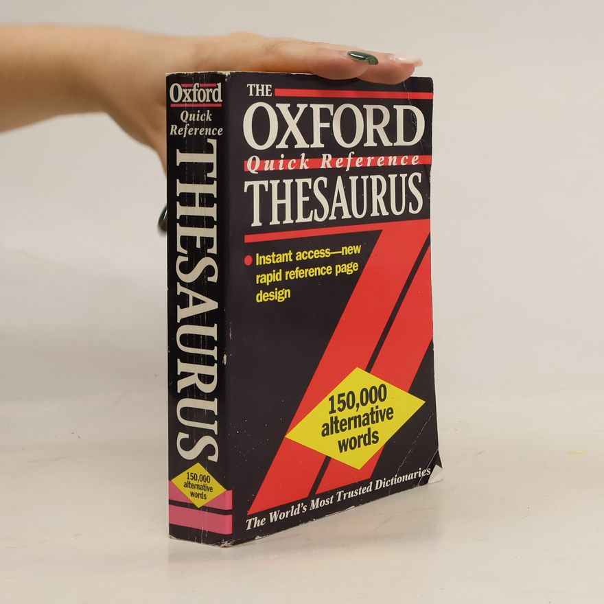 Alan Spooner The Oxford Quick Reference Thesaurus