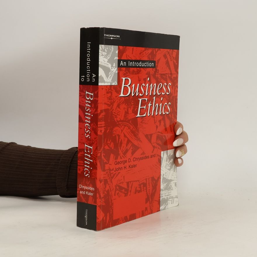 John H. Kaler An Introduction to Business Ethics