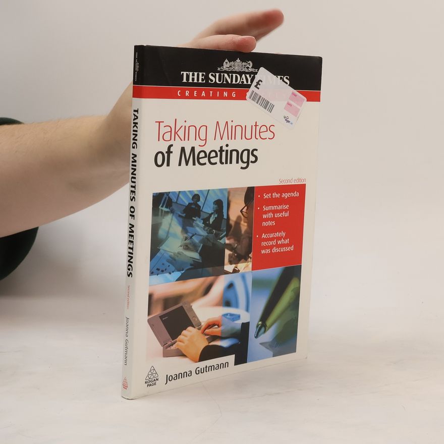Joanna Gutmann Taking Minutes of Meetings