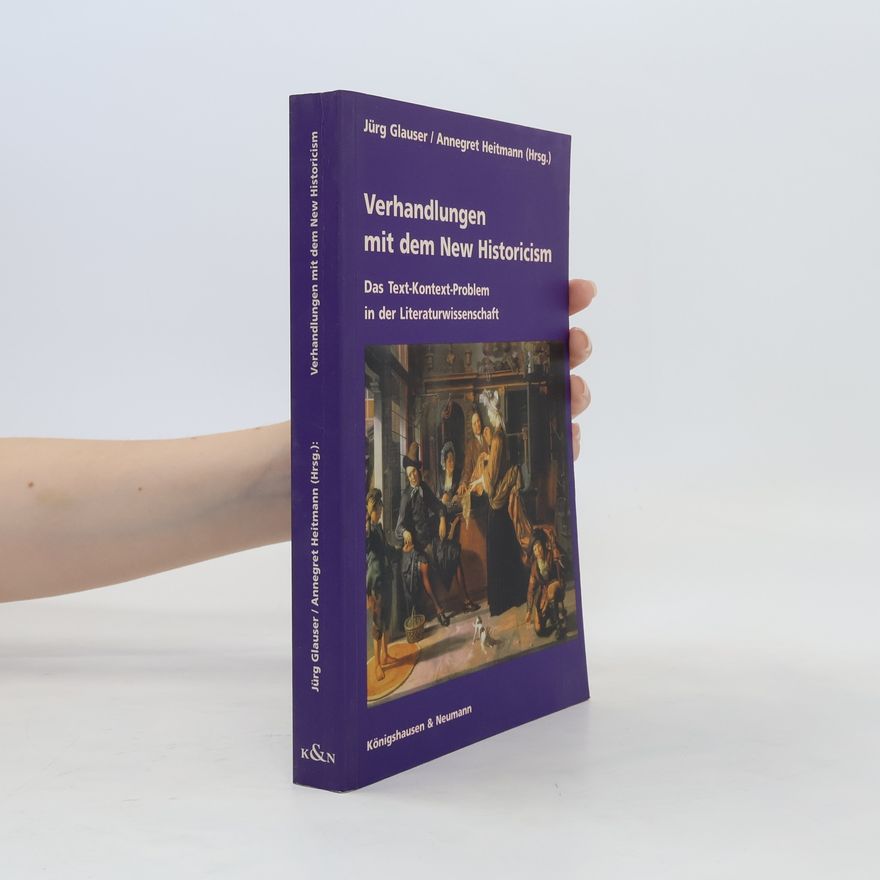 Jürg Glauser Verhandlungen mit dem New historicism