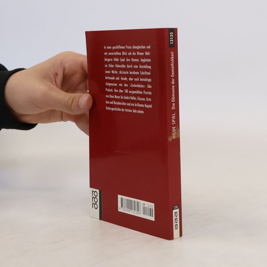 Hilde Spiel Die Dämonie der Gemütlichkeit