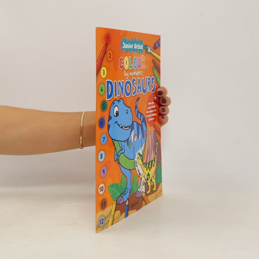 Award Publications Ltd Junior Artist Colour By Numbers: Dinosaurs