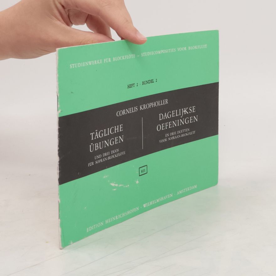 Cornelis Kropholler Studienwerke für Blockflöte 2. Studiecomposities voor Blokfluit 2