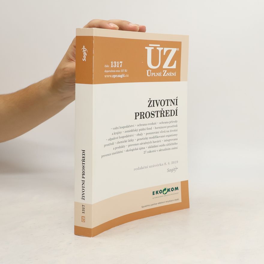 Various authors Životní prostředí [ÚZ 2019 č. 1317]