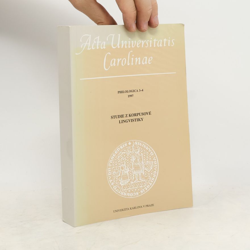 AA.VV. Acta Universitatis Carolinae. Studie z korpusové lingvistiky