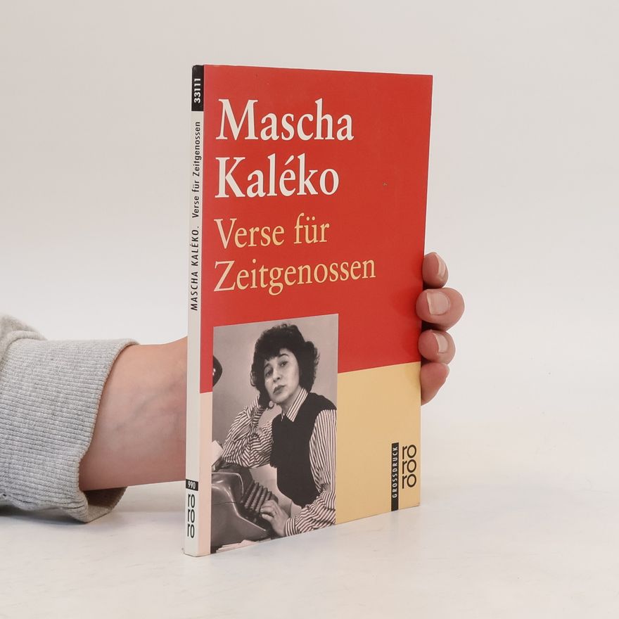 Mascha Kaléko Verse für Zeitgenossen
