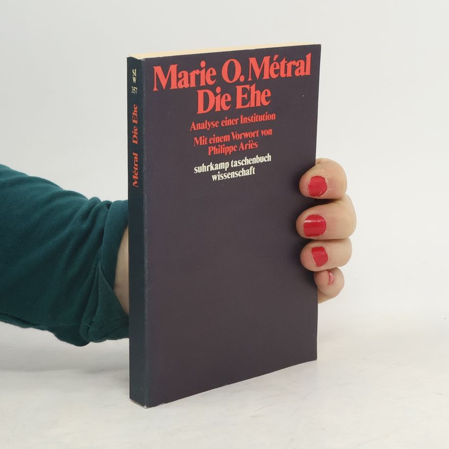 Marie-Odile Métral Die Ehe