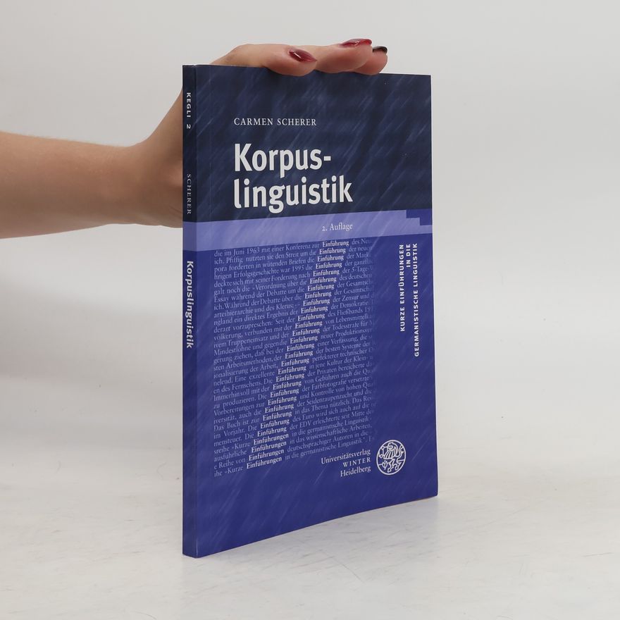 Carmen Scherer Korpuslinguistik