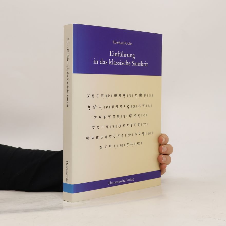 Eberhard Guhe Einführung in das klassische Sanskrit