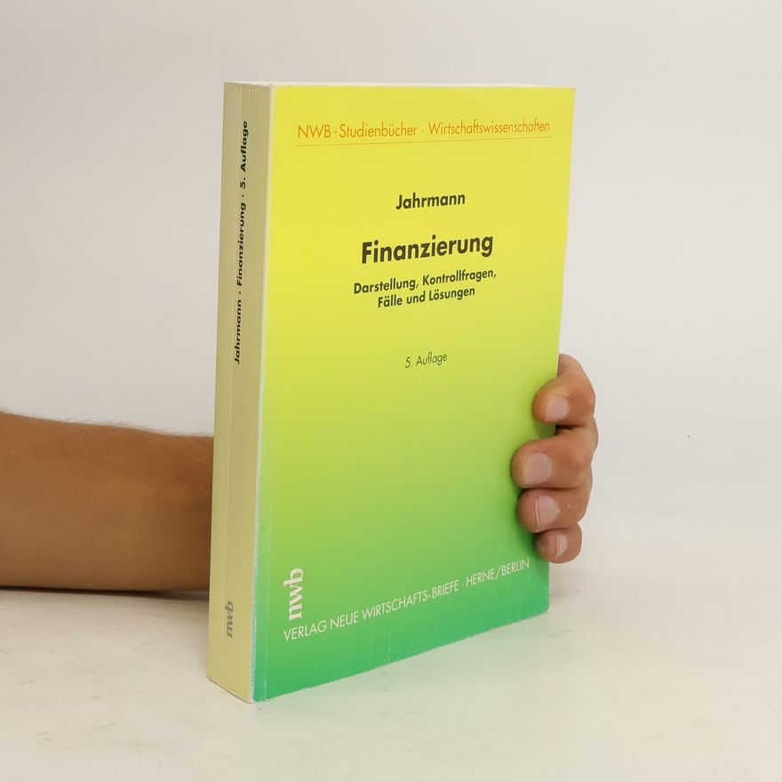 Ulrich Jahrmann Finanzierung