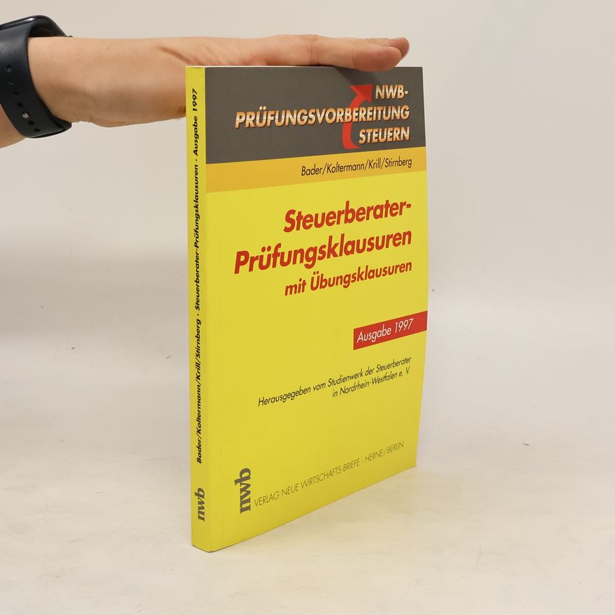 Various authors Steuerberater-Prüfungsklausuren mit Übungsklausuren