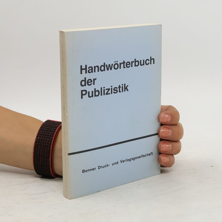 Ullrich Rühmland Handwörterbuch der Publizistik