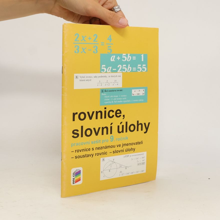 Zdena Rosecká Rovnice, slovní úlohy - pracovní sešit pro 9. ročník