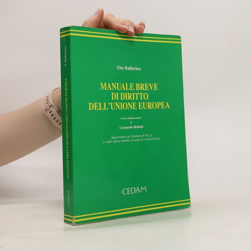 Leonardo Bellodi Manuale breve di diritto dell'Unione europea