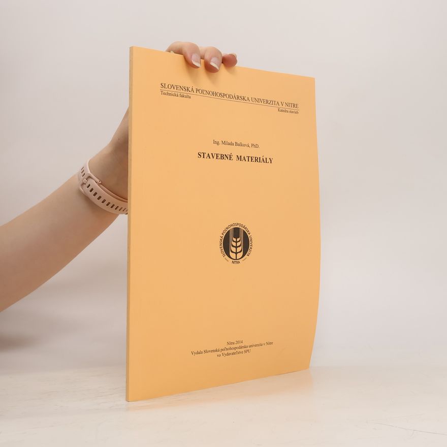 Milada Balková Stavebné materiály