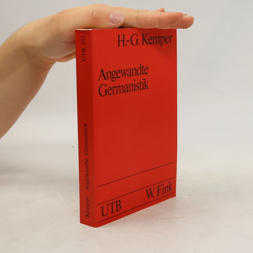 Hans-Georg Kemper Angewandte Germanistik