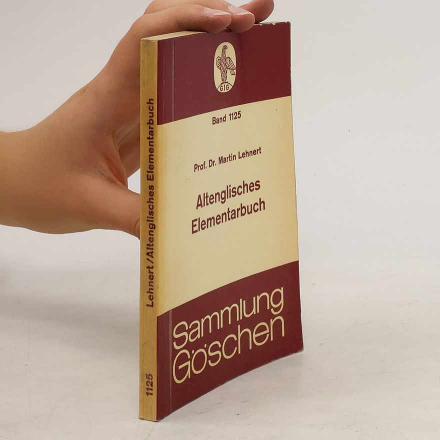Martin Lehnert Altenglisches Elementarbuch