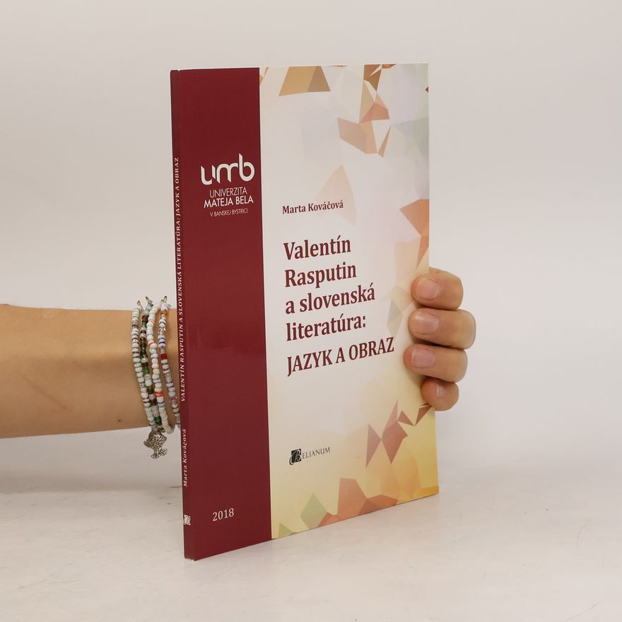 Marta Kováčová Valentín Rasputin a slovenská literatúra
