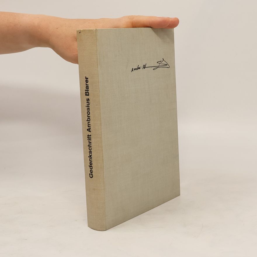 Autorenkollektiv Gedenkschrift Ambrosius Blarer