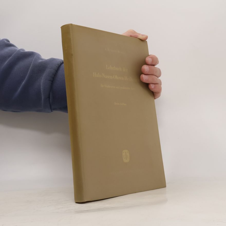 Adolf EckertMöbius Lehrbuch der Hals-Nasen-Ohren-Heilkunde