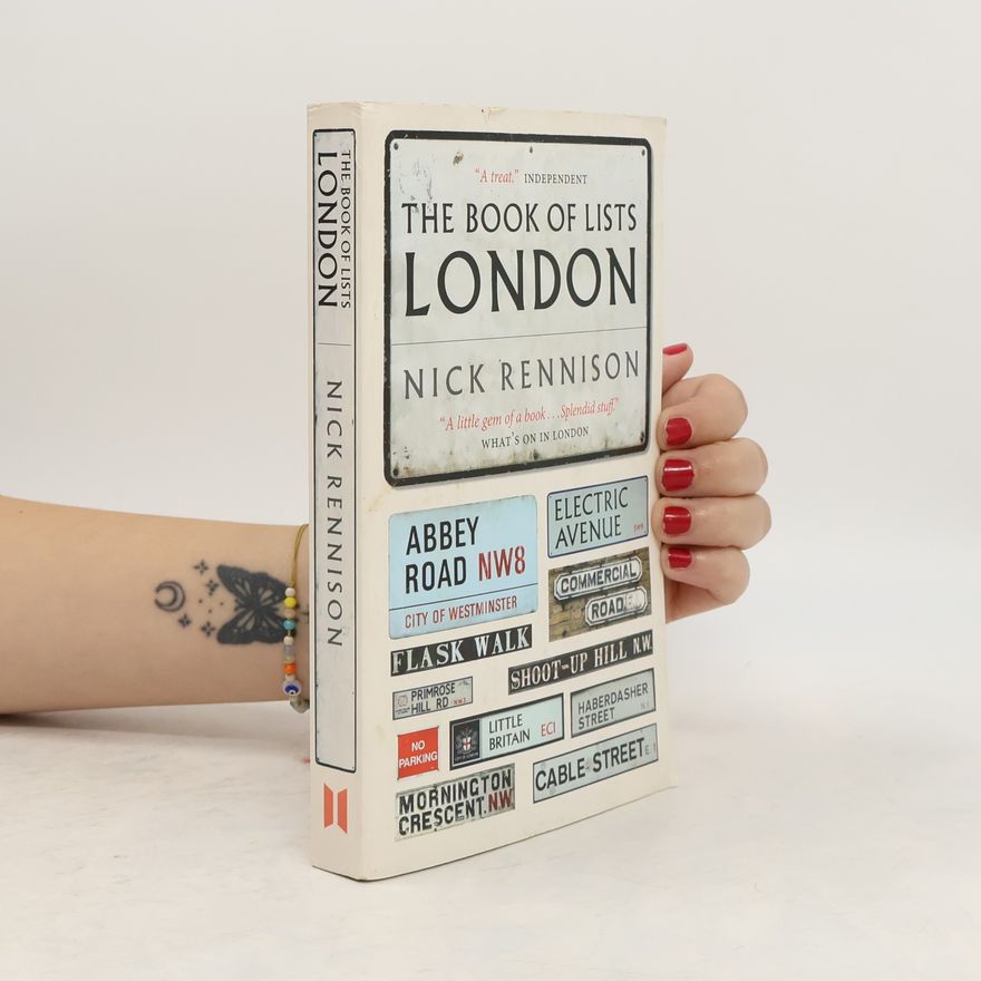 Nick Rennison The Book Of Lists London