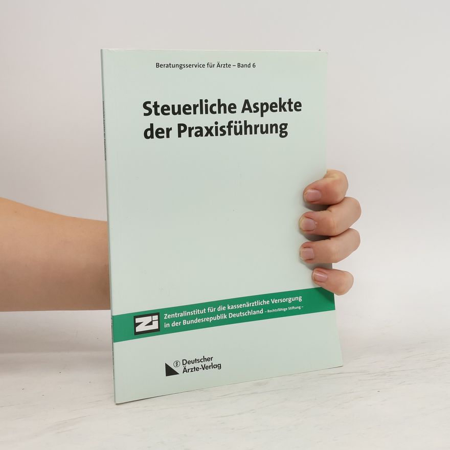 Hans Ulrich Lang Steuerliche Aspekte der Praxisführung