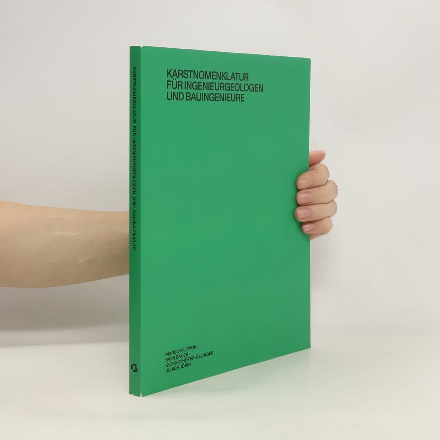 Nina Zahn Karstnomenklatur für Ingenieurgeologen und Bauingenieure