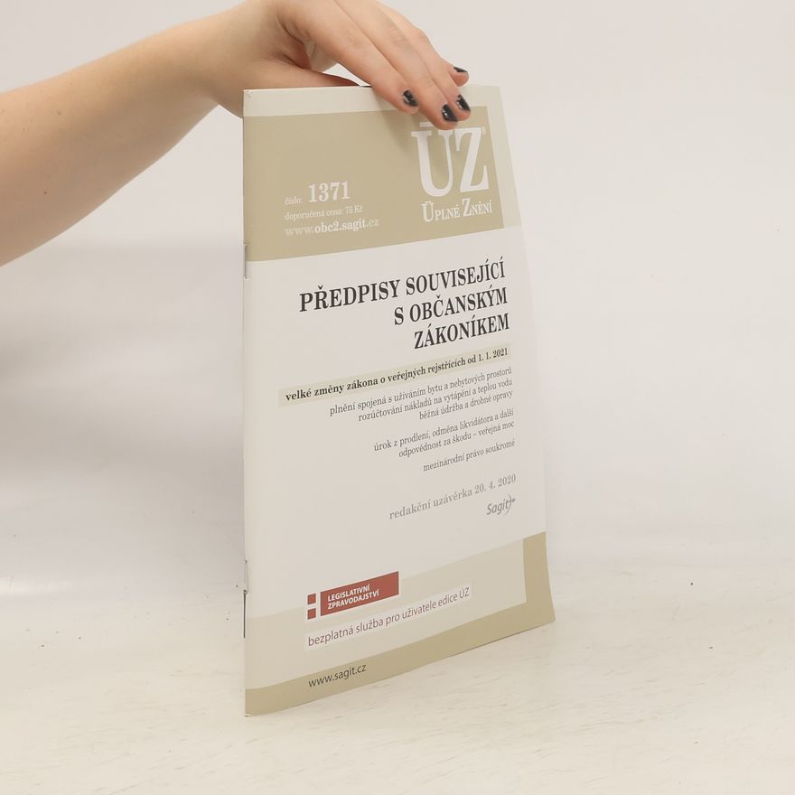 Kolektiv autorů ÚZ: Předpisy související s občanským zákoníkem 2020
