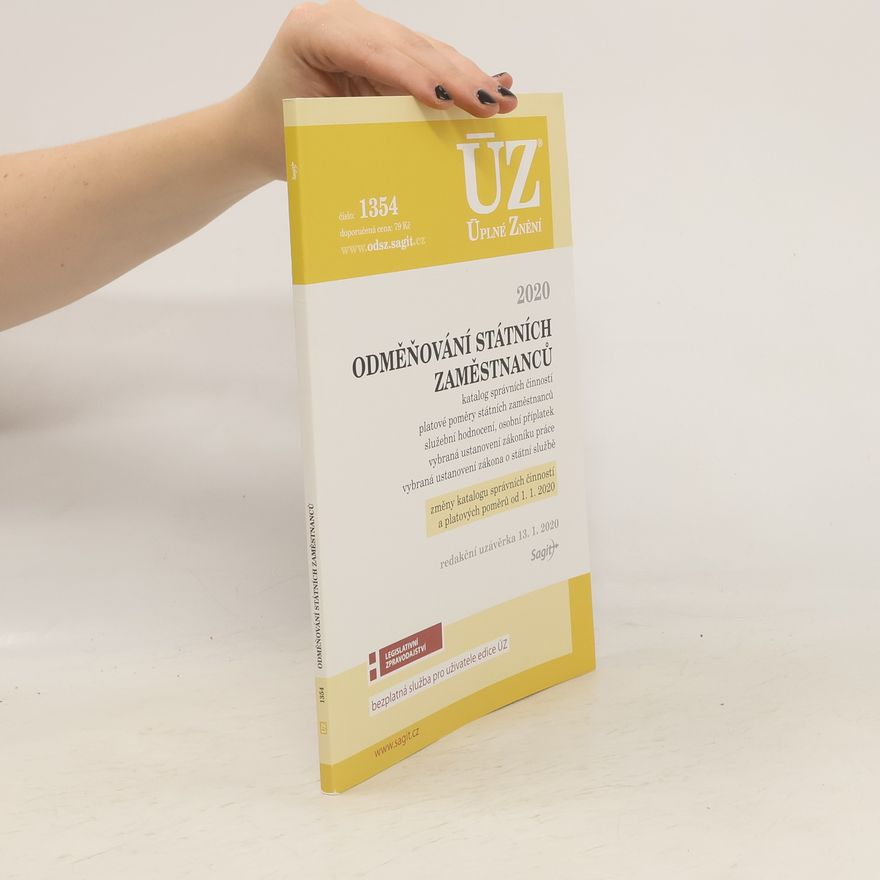 Kolektiv autorů ÚZ 1354 Odměňování státních zaměstnanců