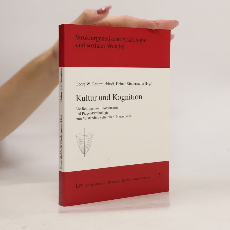 Georg W. Oesterdiekhoff Kultur und Kognition