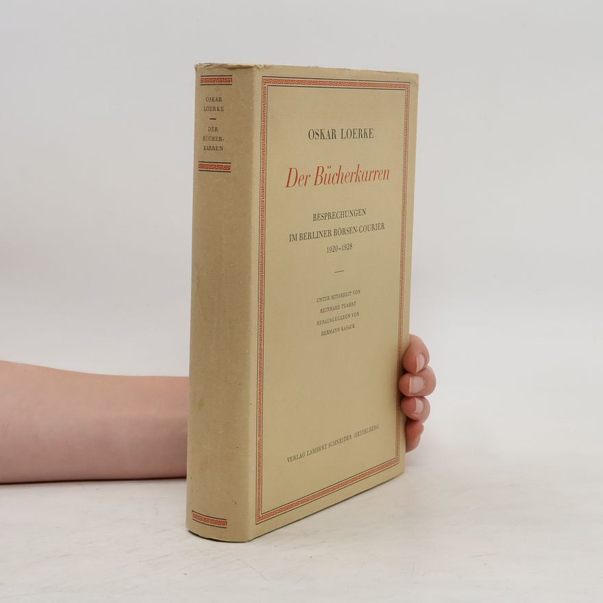 Oskar Loerke Der Bücherkarren