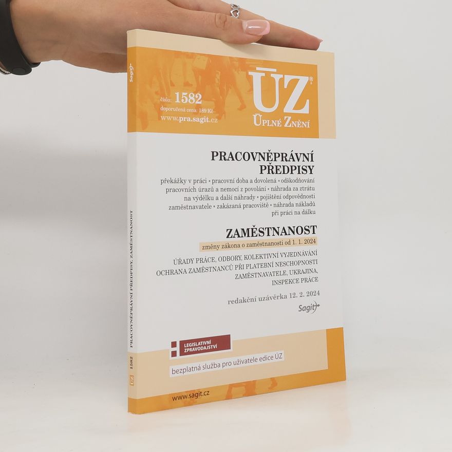 Collectif d'auteurs Pracovněprávní předpisy