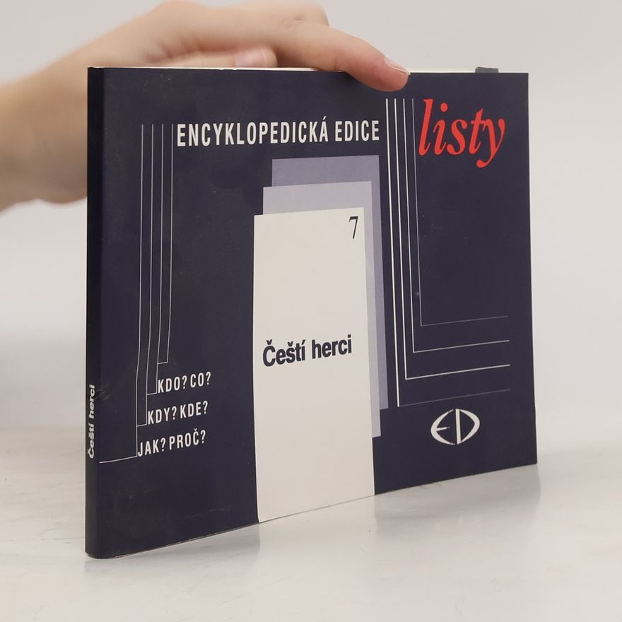 Eliška Chrobáková Encyklopedická edice listy 7. Čeští herci