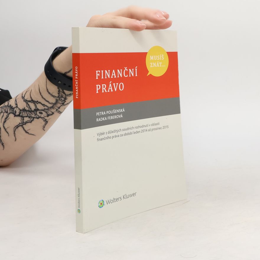 Radka Feberová Finanční právo