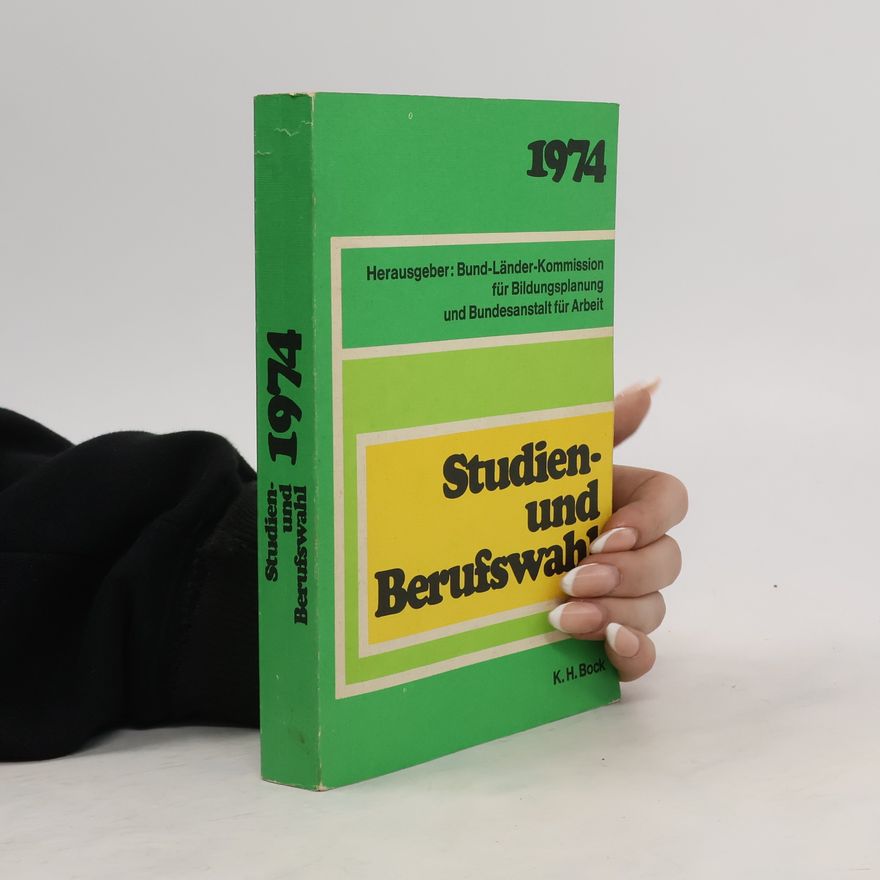 K. H. Bock Studien- und Berufswahl 1974