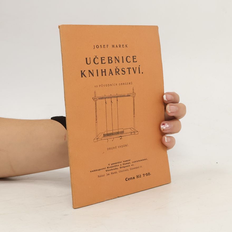 Josef Marek Učebnice knihařství